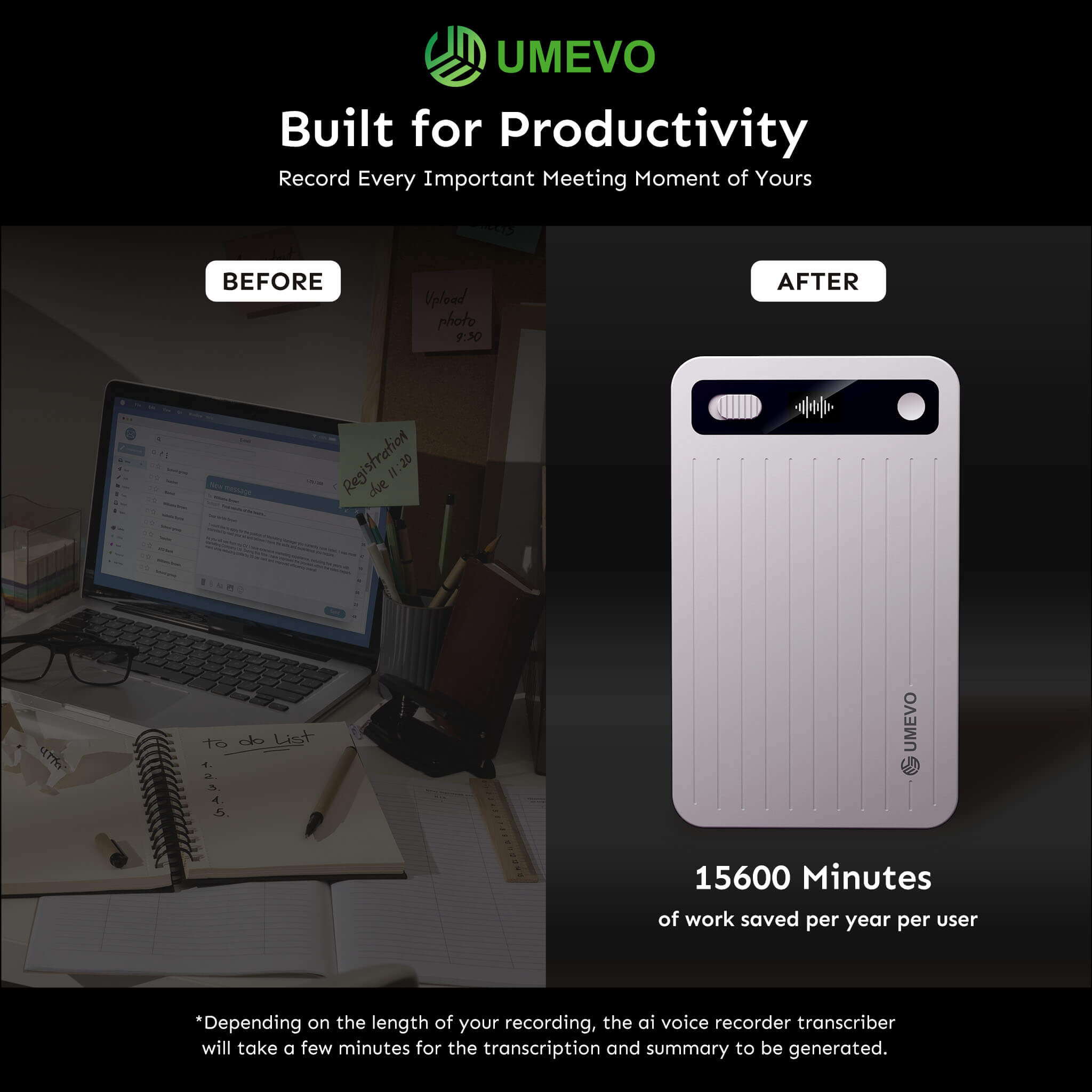UMEVO Note Plus Review: AI Voice Recorder with ChatGPT Transcription