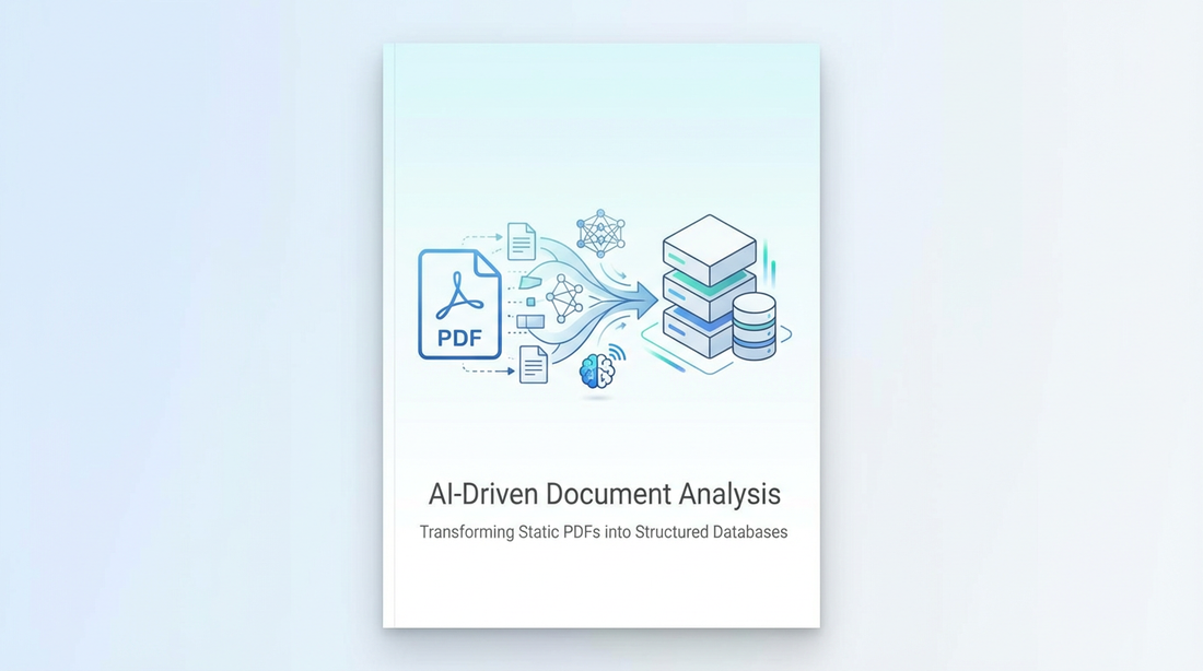AI-driven document analysis transforms static PDFs into structured, queryable databases.