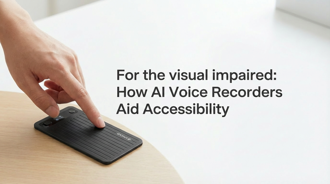 For the visual impaired: How AI Voice Recorders Aid Accessibility