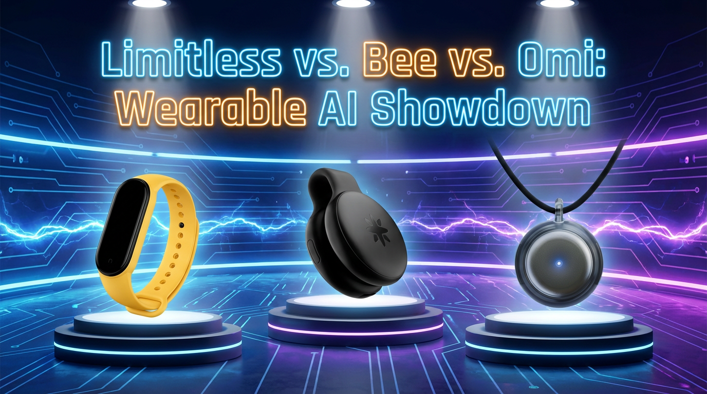 Limitless vs. Bee vs. Omi: The Wearable AI Showdown