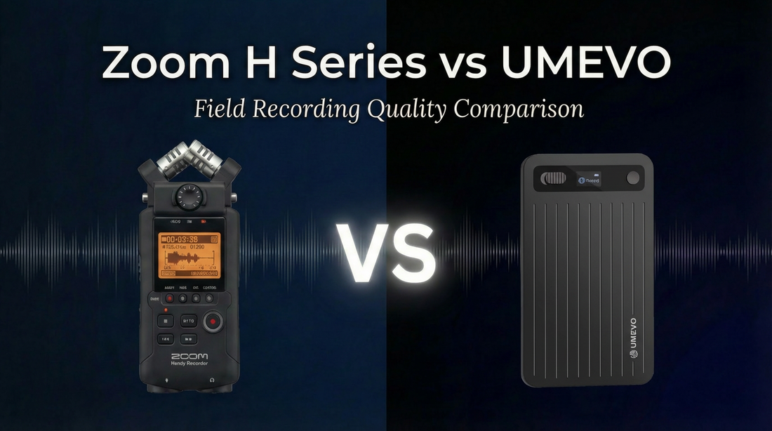Zoom H Series vs UMEVO: Field Recording Quality Comparison 2026