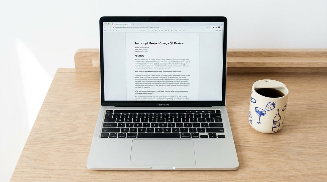 Exporting AI Transcripts to PDF and Word: Formatting Best Practices