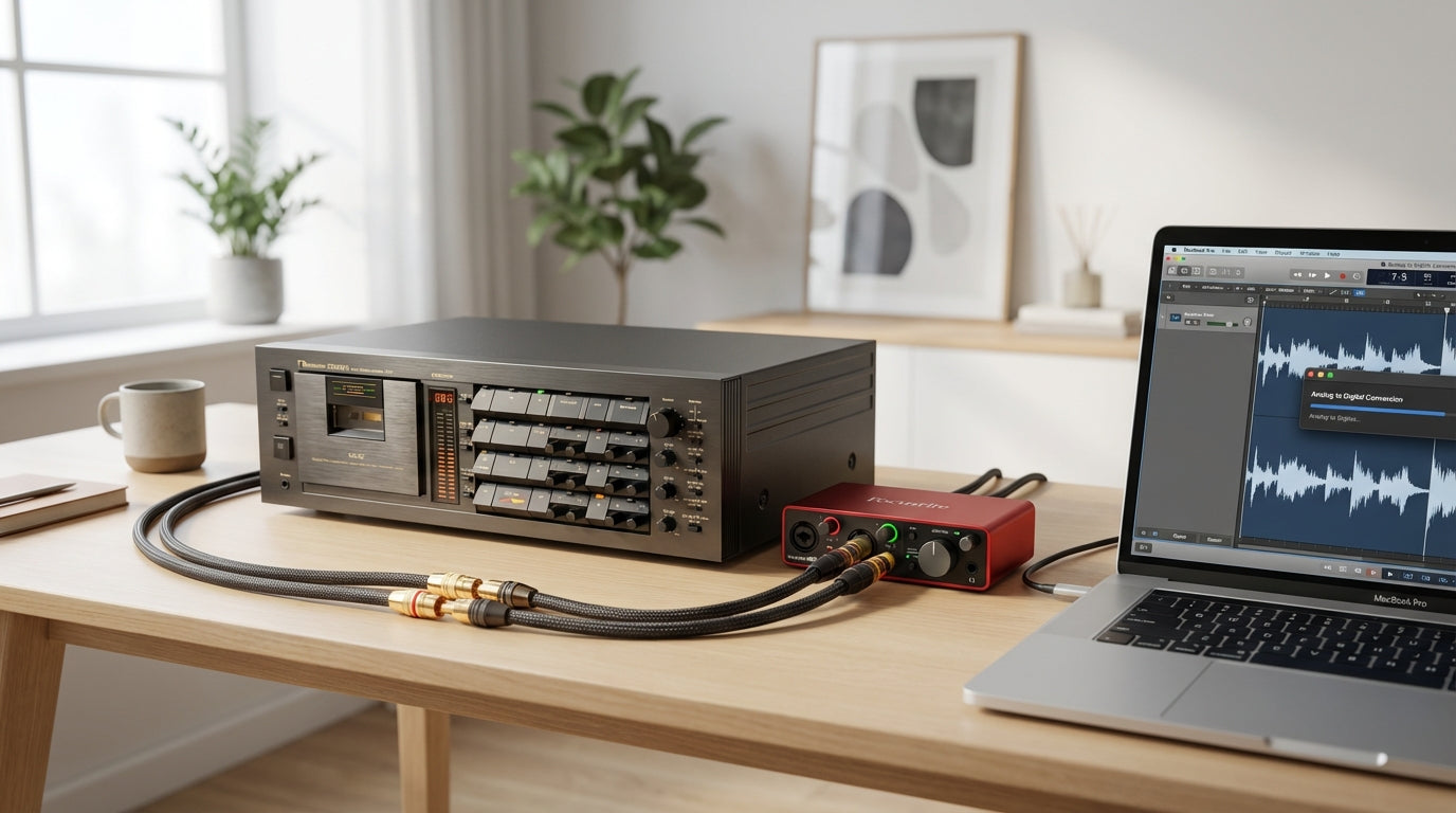 Converting Old Cassette Tapes to Text Using Modern AI Recorders