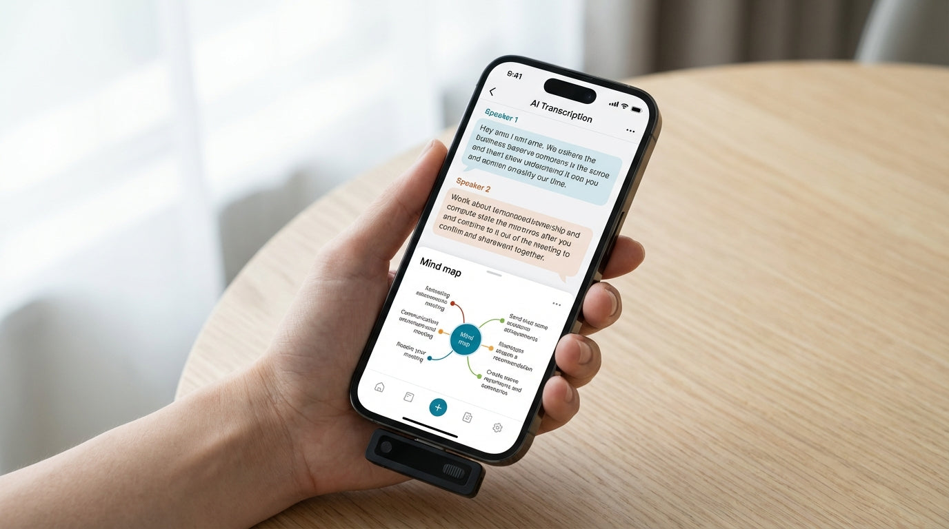 Desktop Meeting Masters: HiDock P1 vs. Soundcore Work vs. PLAUD Note Pro