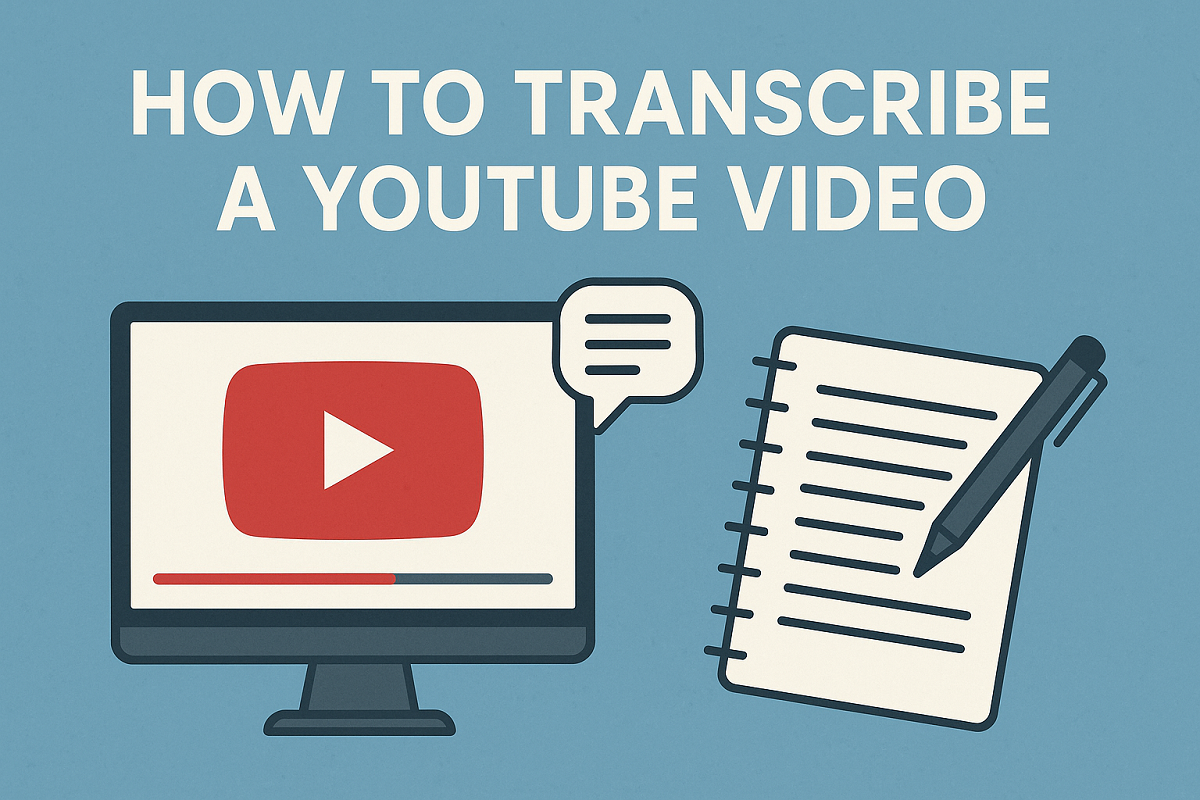 How to Transcribe a YouTube Video: The Ultimate 2025 Guide
