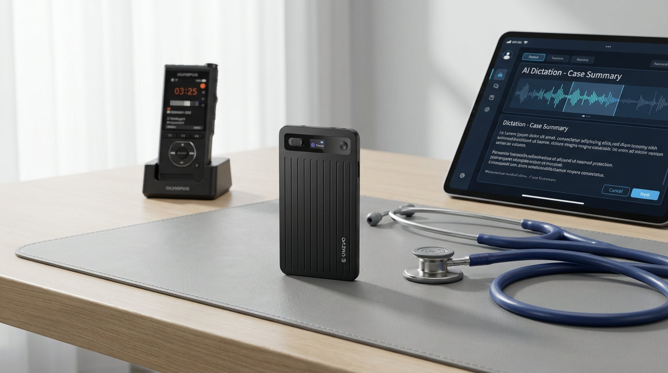 Medical Dictation vs. AI Voice Recorders: What Doctors Need to Know