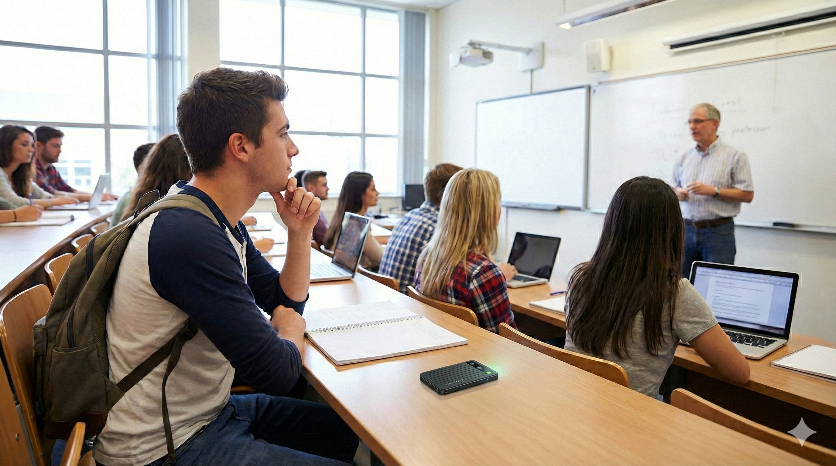 using AI Voice Recorder in classroom