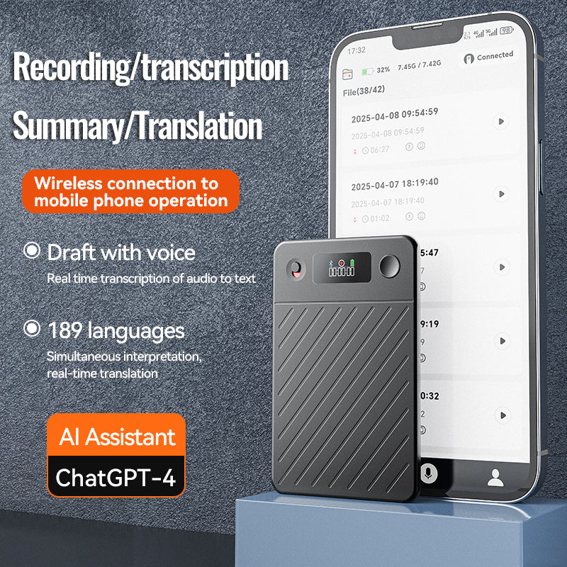 UMEVO SL Note With Screen - AI Voice Recorder, Transcribe & Summarize by ChatGPT
