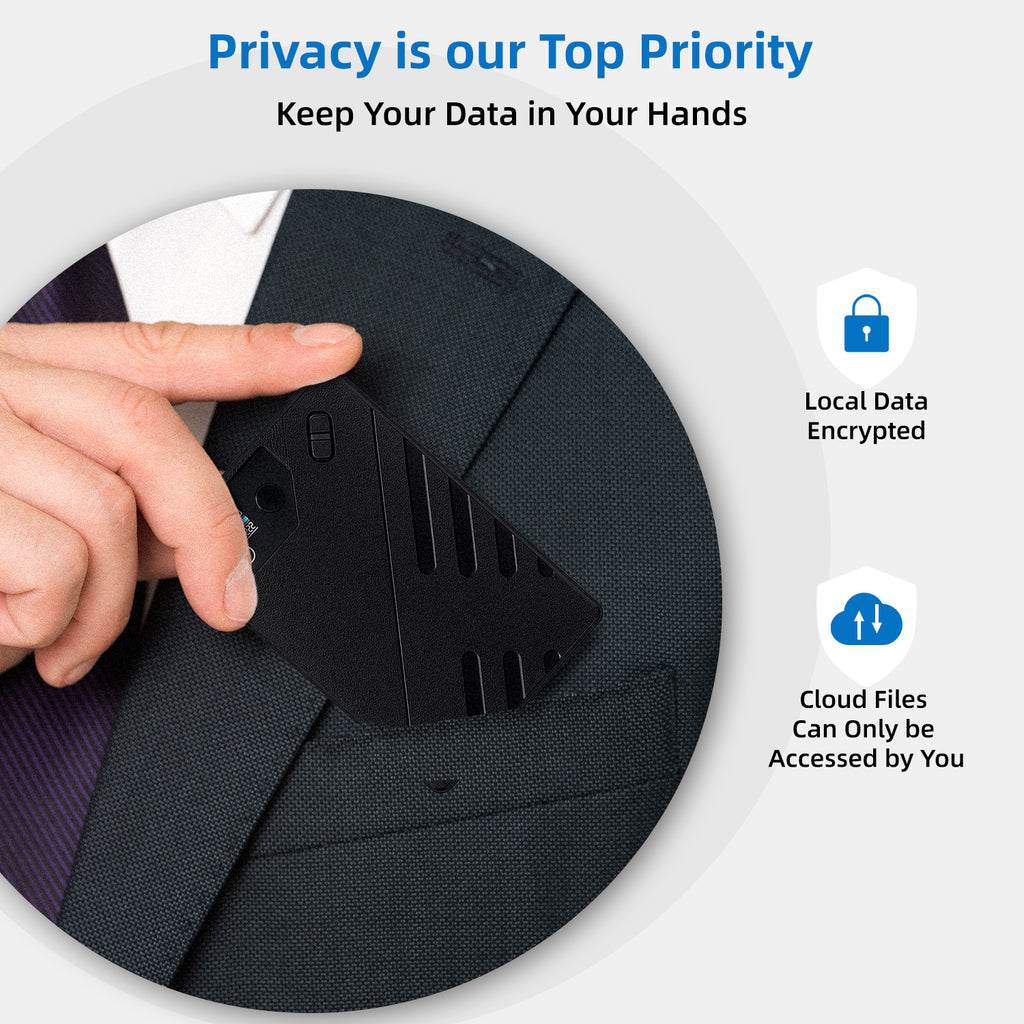 UMEVO Note - 磁気AIボイスレコーダー - 正確な翻訳とスマートな要約