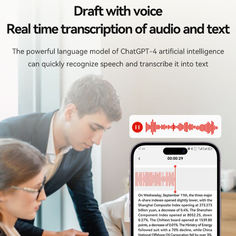 UMEVO SL Note With Screen - AI Voice Recorder, Transcribe & Summarize by ChatGPT